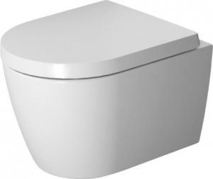 DURAVIT 45300900A1 ME BY STARCK COMPACT 48 CM, ZESTAW WC, MISKA RIMLESS 253009 + DESKA WOLNOOPADAJĄCA 002019