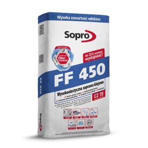 SOPRO FF 450 WYSOKOELASTYCZNA ZAPRAWA KLEJOWA 25KG