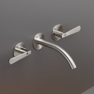 CEA DESIGN LUTEZIA LTZ02S BATERIA UMYWALKOWA PODTYNKOWA 3-OTWOROWA , WYLEWKA 170MM , STAL NIERDZEWNA SATYNA