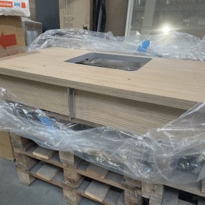 OUTLET: DURAVIT VERO VE096C05252+VE656205252+UV997607777 SZAFKA KONSOLA + ORGANIZER DĄB EUROPEJSKI