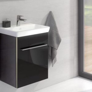 VILLEROY&BOCH AVENTO A891 00 B3 SZAFKA PODUMYWALKOWA, 76x52x44,7 CM, BLACK CRYSTAL