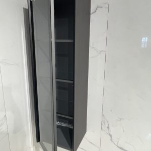 OUTLET: DURAVIT XV1367LB272 XVIU SŁUPEK LEWY BRUSHED DARK OAK/BLACK MATT