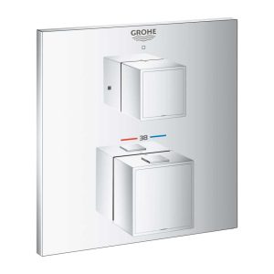 GROHE GROHTHERM CUBE 24153000 BATERIA TERMOSTATYCZNA DO OBSŁUGI JEDNEGO WYJŚCIA WODY , CHROM