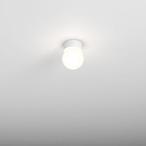 AQFORM LAMPA NATYNKOWA KINKIET 47016-M930-D0-00-13 MODERN BALL SIMPLE MINI WP LED HERMETIC IP54 BIAŁA