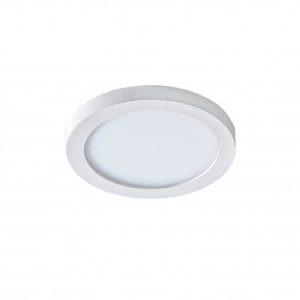 AZZARDO LAMPA PODTYNKOWA LED IP44 AZ2831 SLIM 9 ROUND BIAŁA 3000K