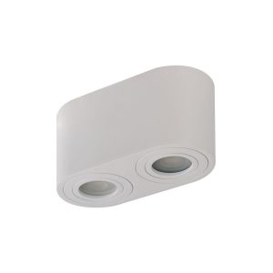 AZZARDO LAMPA NATYNKOWA AZ2816 BRANT 2 IP44 BIAŁA