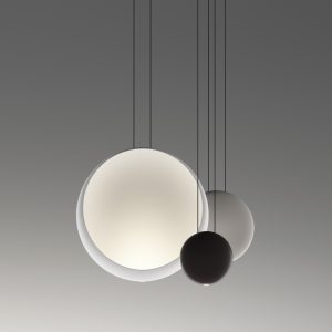 VIBIA LAMPA WISZĄCA 2511 58/1A COSMOS 3 2700K Off-White, White and Chocolate