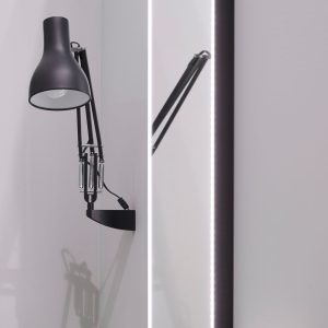 CIELO ARSPSAFE ARGO LUSTRO ŚCIENNE 40x5x95H CZARNY MAT (NIE ZAWIERA OŚWIETLENIA LED)
