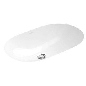 VILLEROY&BOCH O.NOVO 416260R1 UMYWALKA PODBLATOWA 600 x 350 MM WEISS ALPIN, POWŁOKA CERAMICPLUS