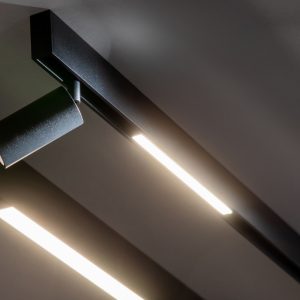 LOONARI MINI LINE 706060 STRIPE L 293mm 3000K LAMPA LINIOWA CZARNA