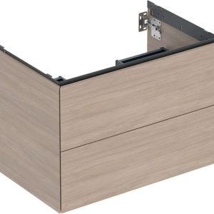 GEBERIT ONE SZAFKA WISZĄCA 505.262.00.5 Z DWIEMA SZUFLADAMI 74x47x50,4 CM DĄB/MELAMINA