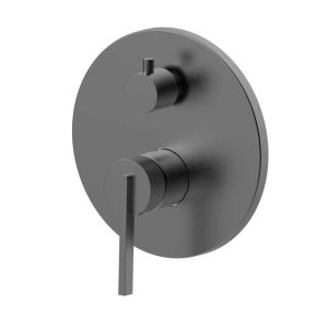 EMPORIA ORI 08042BN BATERIA WANNOWO-PRYSZNICOWA PODTYNKOWA , Z BOXEM 3-WYJŚCIOWYM , GUN METAL