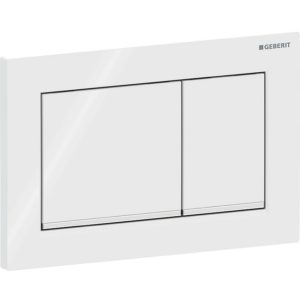 GEBERIT OMEGA20 115.080.KJ.1 PRZYCISK SPŁUKUJĄCY , BIAŁY BŁYSZCZĄCY