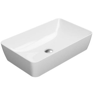 GSI NUBES 903611 UMYWALKA NABLATOWA 60X38 , BIAŁY POŁYSK EXTRAGLAZE